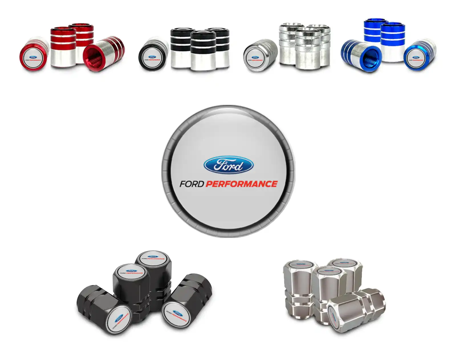 Ford Caps Valve Roues SUV Style Drift
